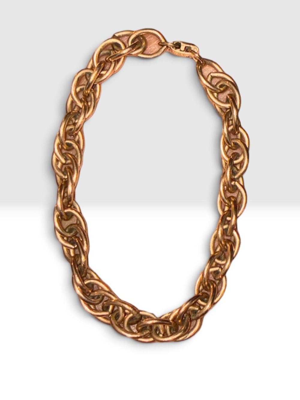 12KG.F Gold Chain Link Bracelet by L.S.C.O. - Picture 3 of 5